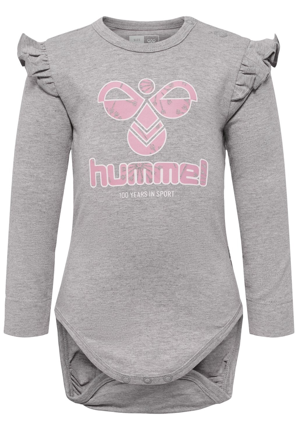 

Боди DANA L/S Hummel, цвет grey melange