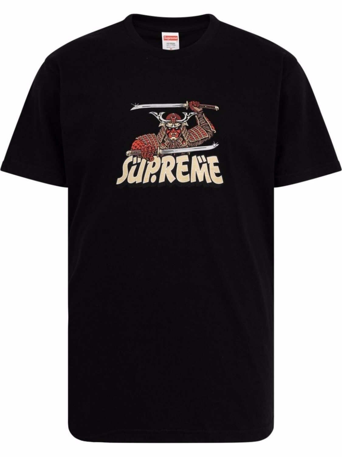 

Supreme футболка Samurai, черный