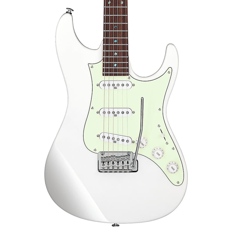 Электрогитара Ibanez Luca Mantovanelli Signature 6-String Electric Guitar with Case - Luna White