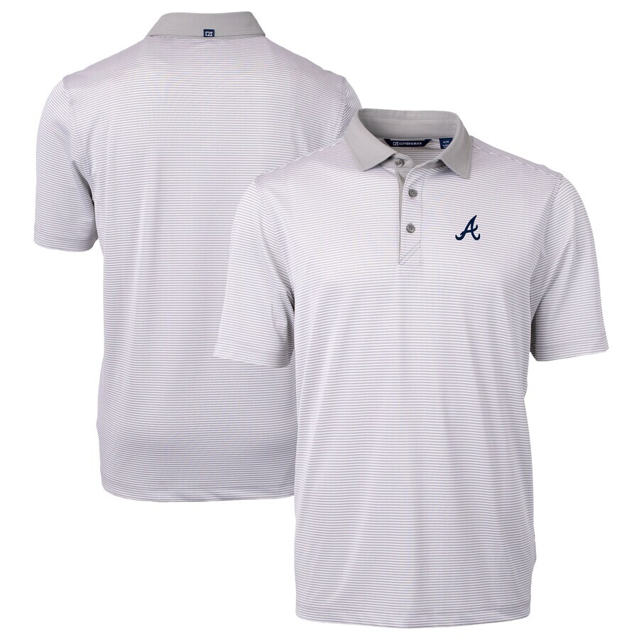 

Поло с коротким рукавом Cutter & Buck Atlanta Braves, серый