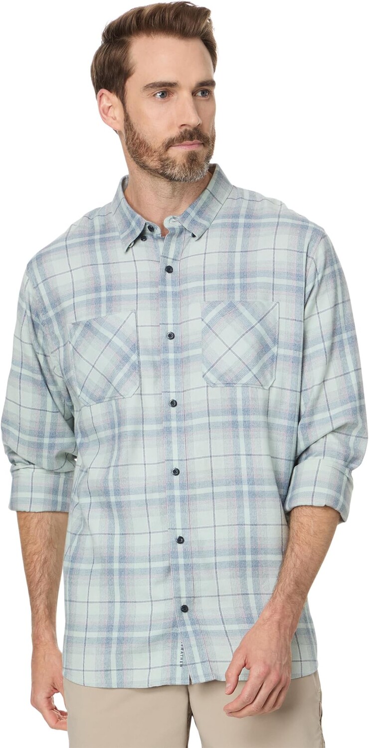 

Рубашка TravisMathew Cloud Flannel Plaid, цвет Jadeite/Elderberry