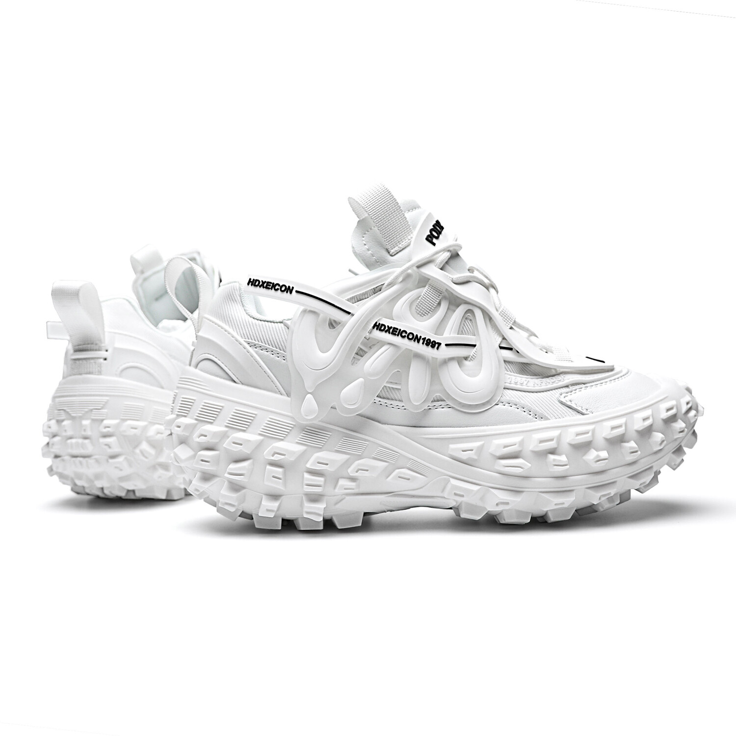 

Массивные кеды унисекс с низким верхом белого цвета Ord, цвет Pearl White