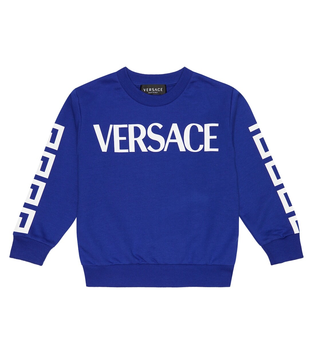 

Толстовка из хлопка с логотипом Versace, разноцветный