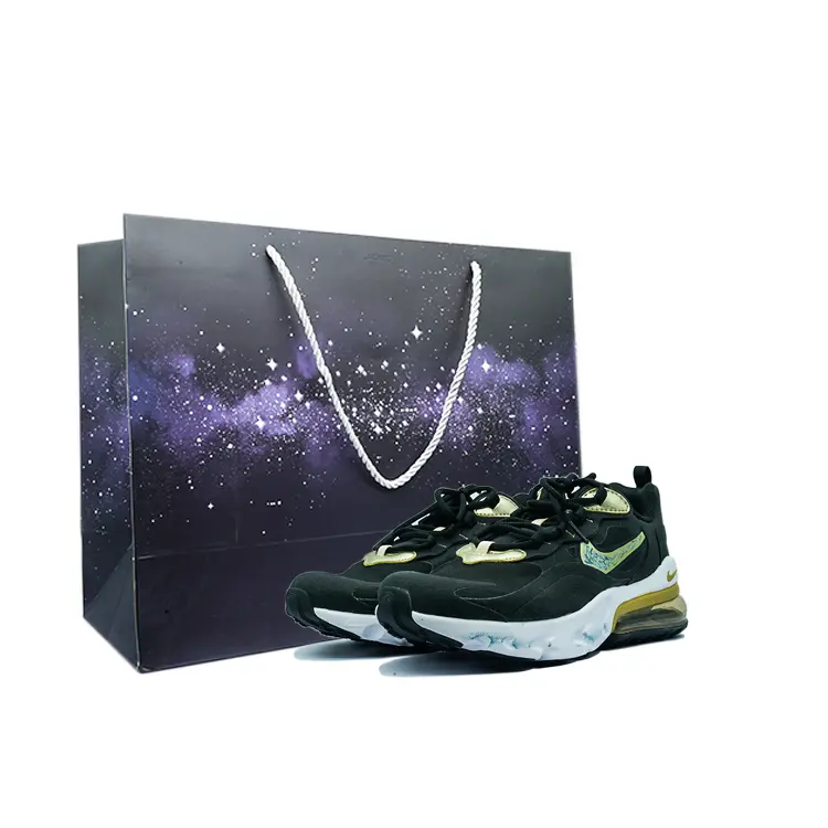 

Кроссовки Air Max 270 женские с низким верхом, золотистые Nike