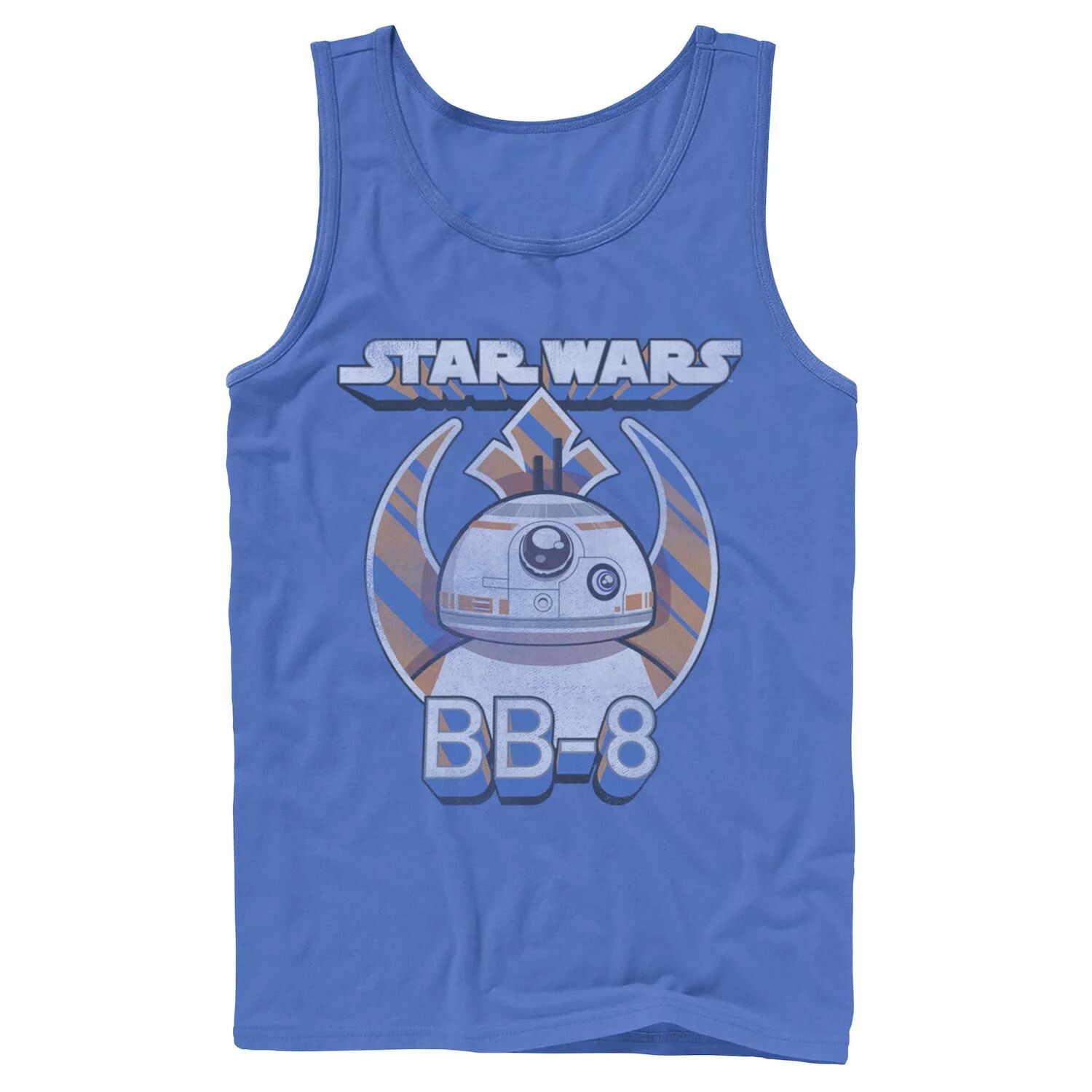 

Мужская майка с логотипом Rebel Star Wars BB-8 Episode 7 и полосками