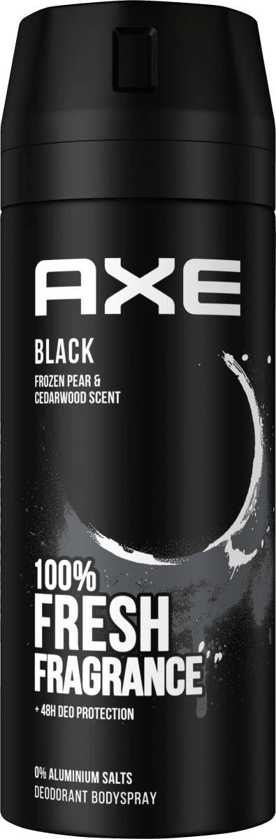 Деоспрей Black ohne Aluminium 150мл AXE