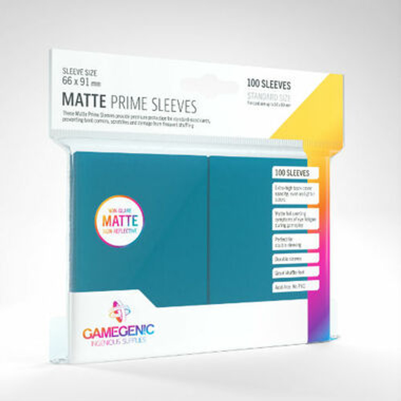 

Аксессуары Game Genic Sleeves: Blue Standard Size Matte Prime Sleeves (100ct)
