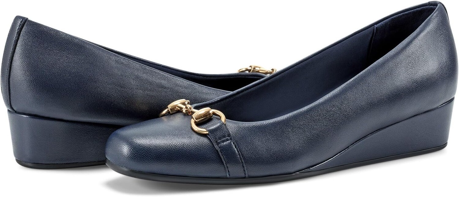 

Туфли на танкетке Guliana Easy Spirit, цвет Navy Leather