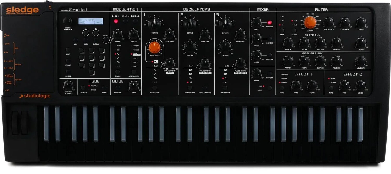 

Studiologic Sledge 2.0 Black Виртуальные аналоговые синтезаторы