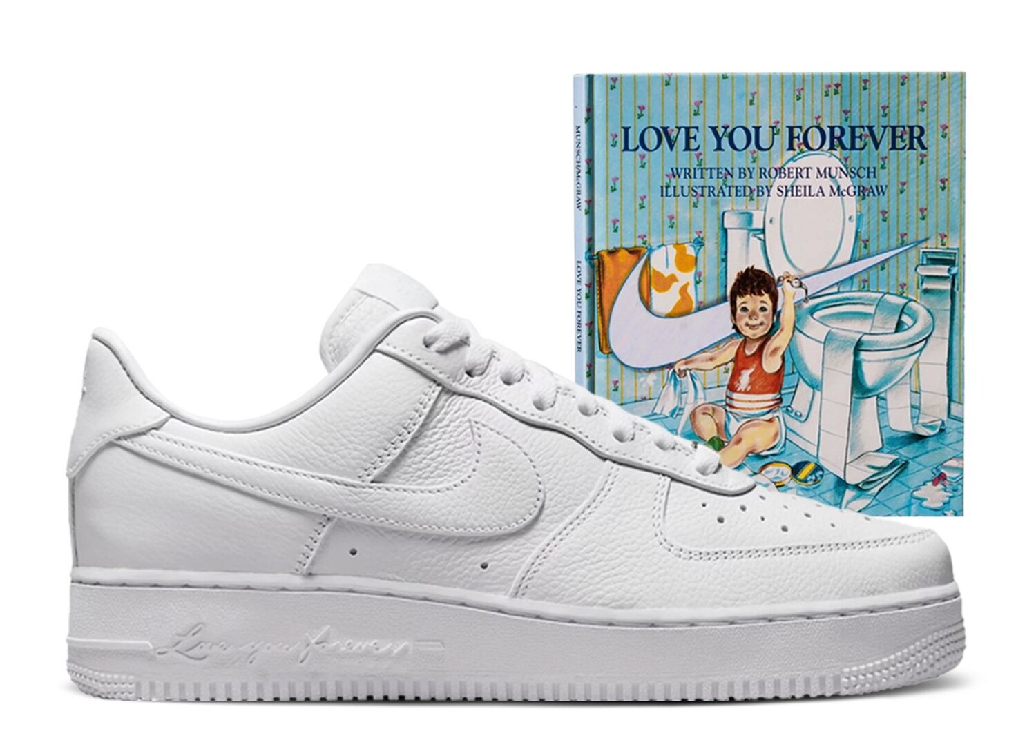 Nike Nocta X Air Force 1 Low Certified Lover Boy With Love You Forever Book CDEK.Shopping