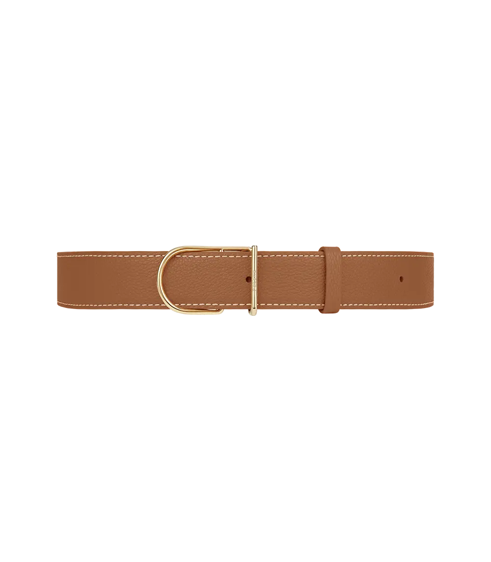 

Ремень Ceinture Large Umi Edition Camel Grainé