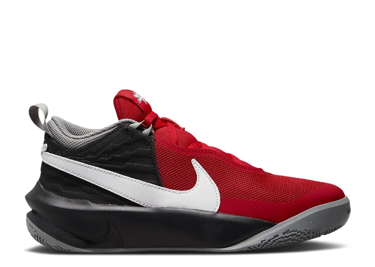 

Кроссовки Nike Team Hustle D10 Gs 'University Red Black', красный