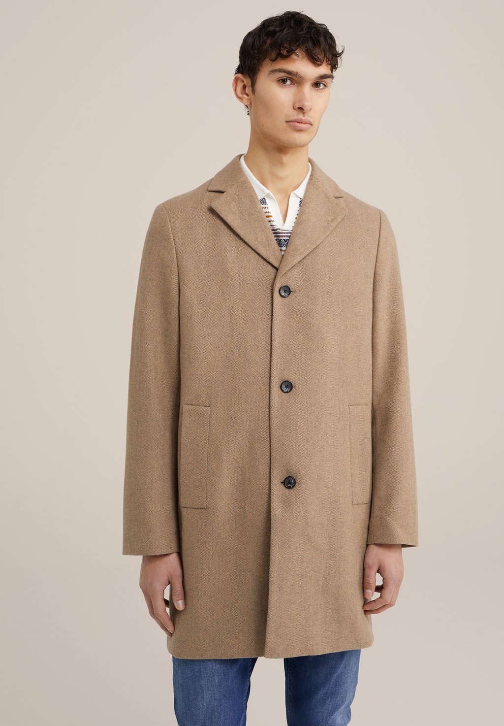 Классическое пальто WE Fashion, цвет beige классическое пальто we fashion черный