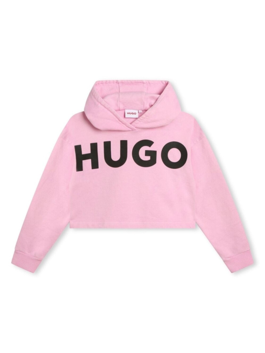 

HUGO KIDS худи с логотипом, розовый
