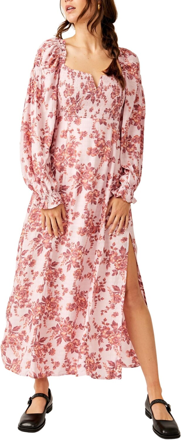 

Платье Jaymes Midi Free People, цвет Lilac Combo
