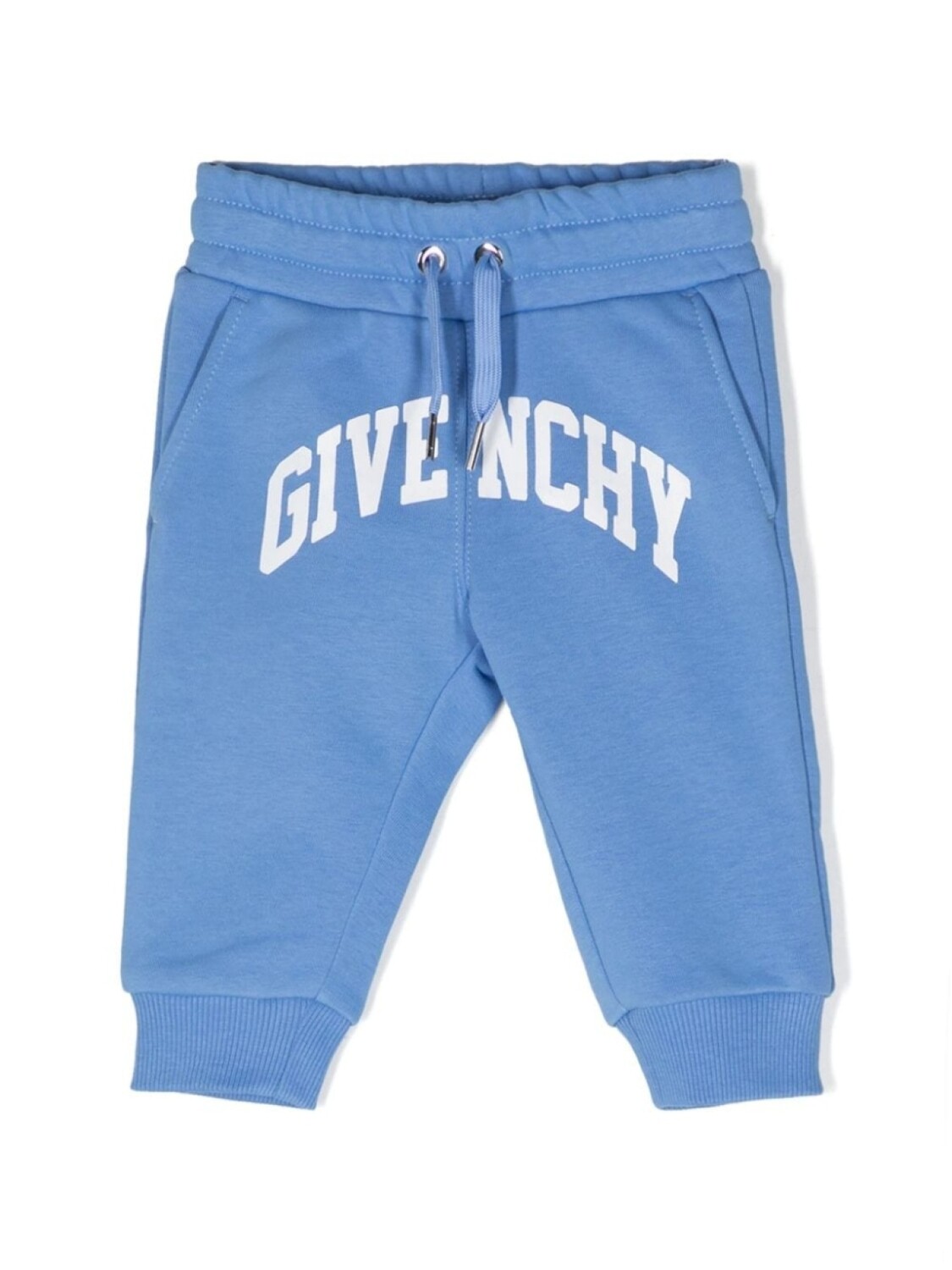 

Givenchy Kids спортивные брюки с логотипом, синий