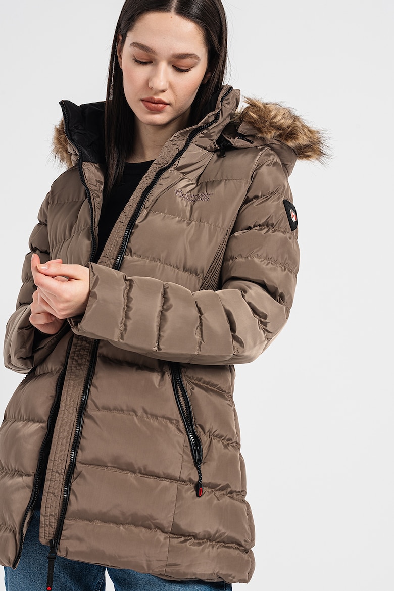 Зимняя куртка Anieseak с эко-пухом Canadian Peak, коричневый
