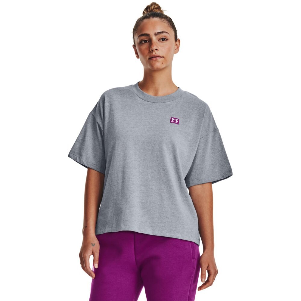 

Футболка Under Armour Logo LC Oversized HW, серый