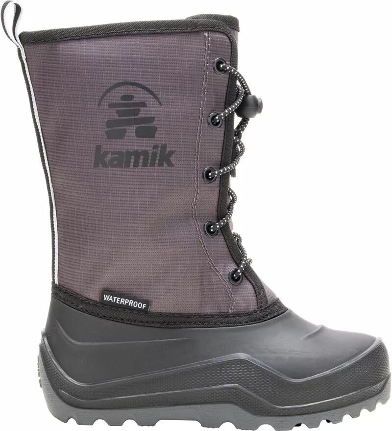 Детские непромокаемые зимние ботинки Kamik Snowmate, черный