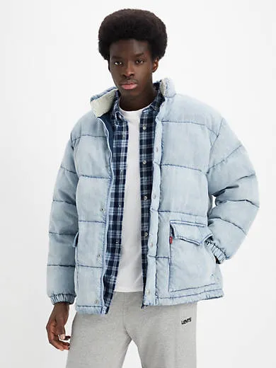

Супер-пуховик в стиле вестерн Levi's, синий