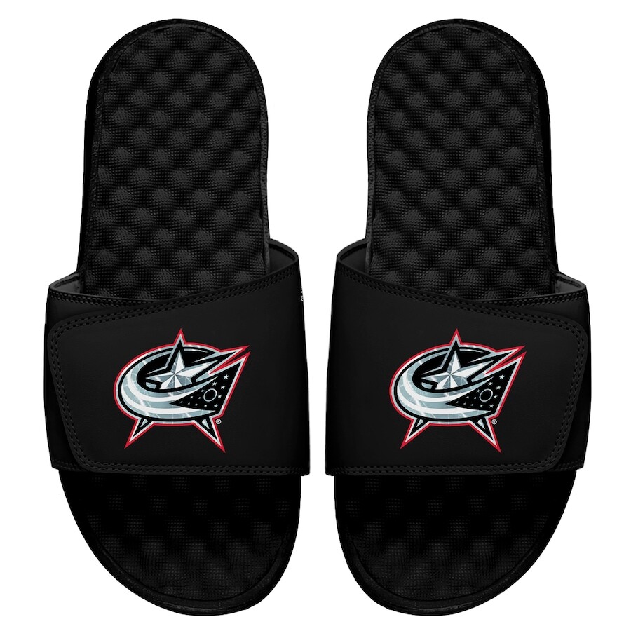 

Шлепанцы ISlide Columbus Blue Jackets, черный