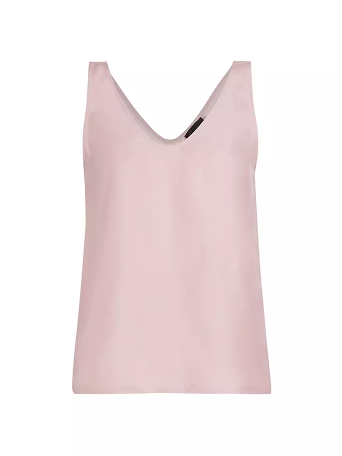 

Матовый шелковый топ-бретелька Charmeuse Atm Anthony Thomas Melillo, цвет pink lilac