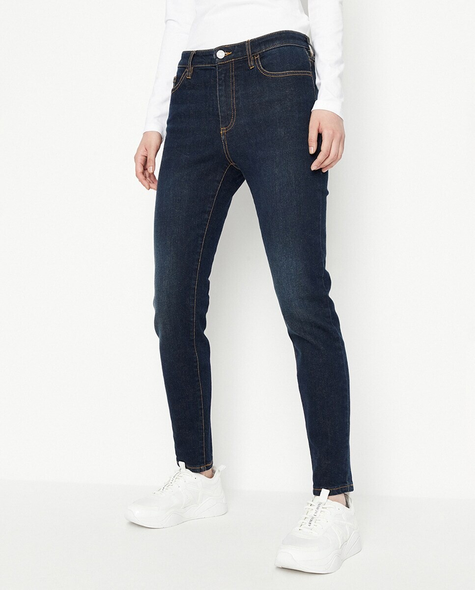 

Суперскинни женские джинсы Armani Exchange, индиго