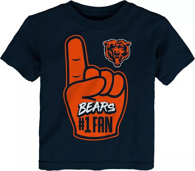 

Nfl Team Apparel Для малышей футболка Chicago Bears Handoff темно-синего цвета