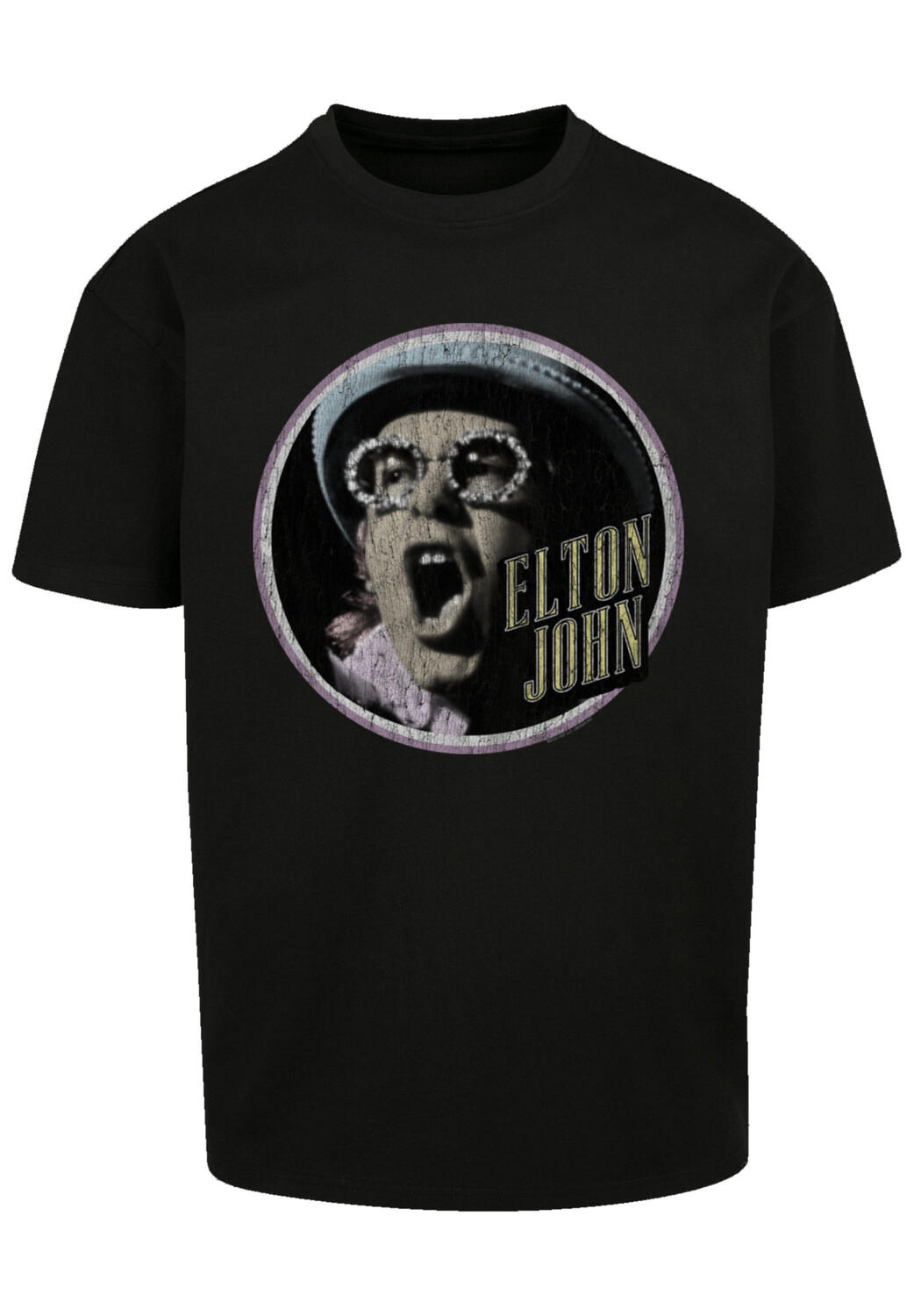 

Футболка F4NT4STIC Elton John Vintage Circle, черный