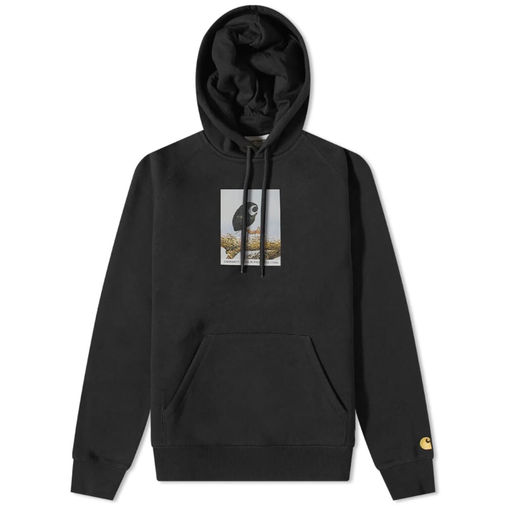 

Свитшот Carhartt WIP с капюшоном Antleaf, черный