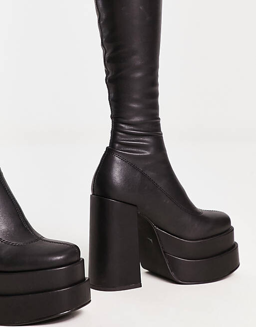 

Черные ботильоны на каблуке Steve Madden Cypress