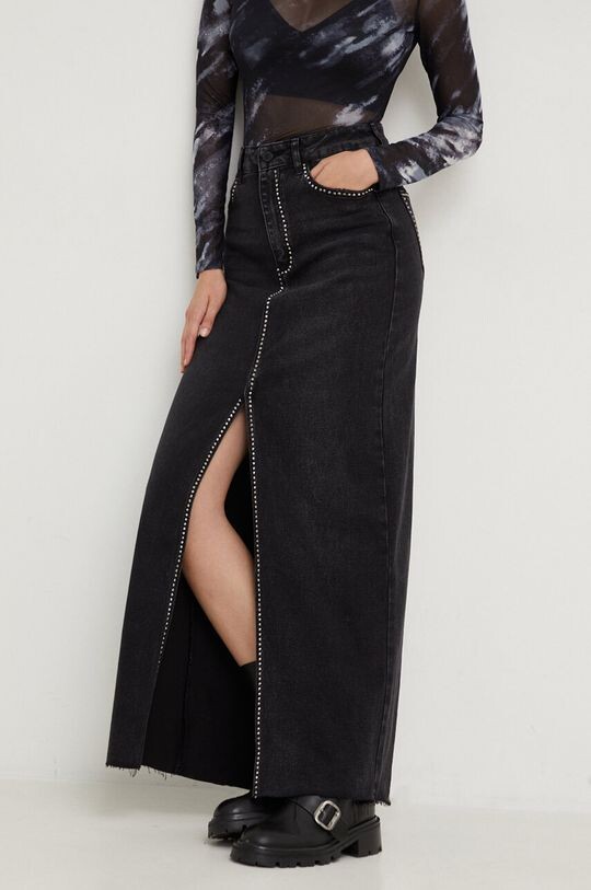 

Джинсовая юбка PREMIUM DENIM Answear Lab, черный