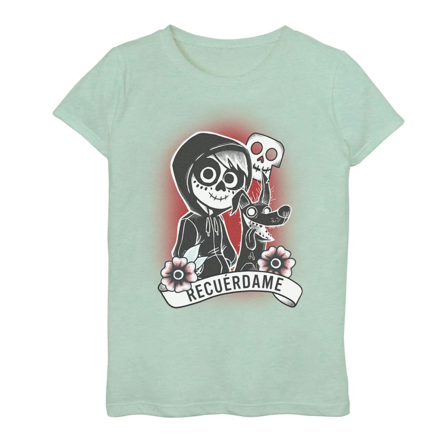 

Футболка с рисунком и татуировкой для девочек 7–16 лет Disney/Pixar Coco Recuerdam Disney / Pixar