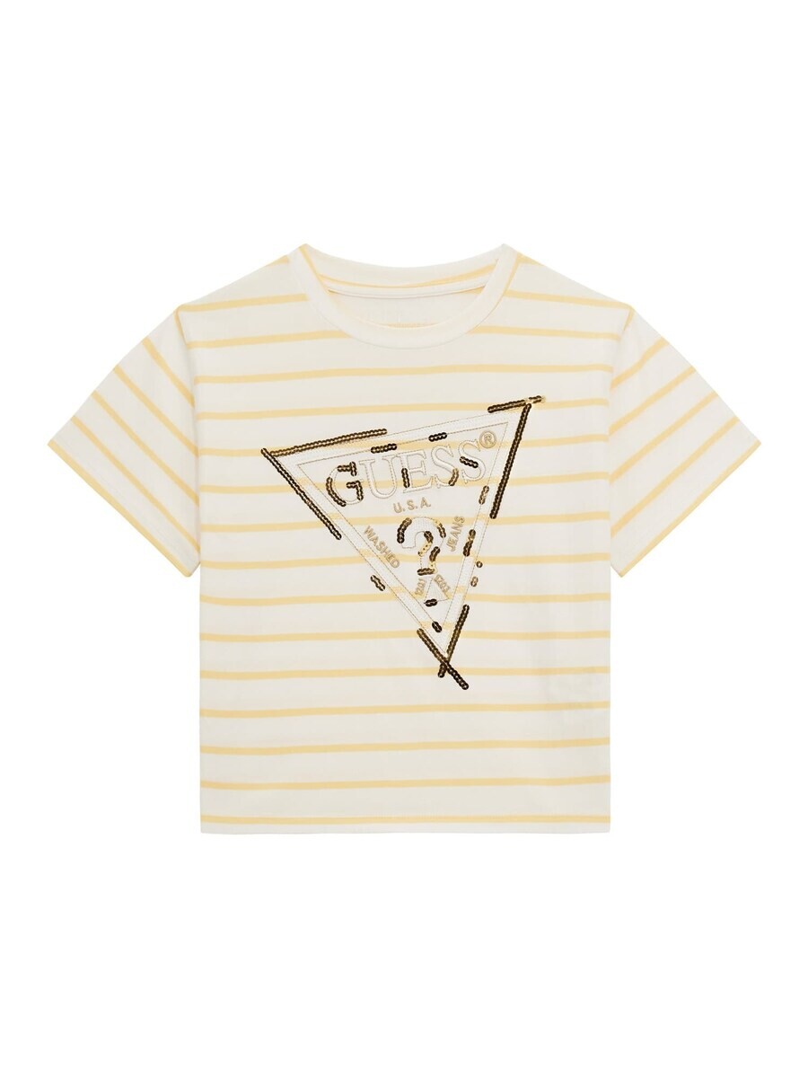 

Лонгслив Guess, цвет Yellow/White