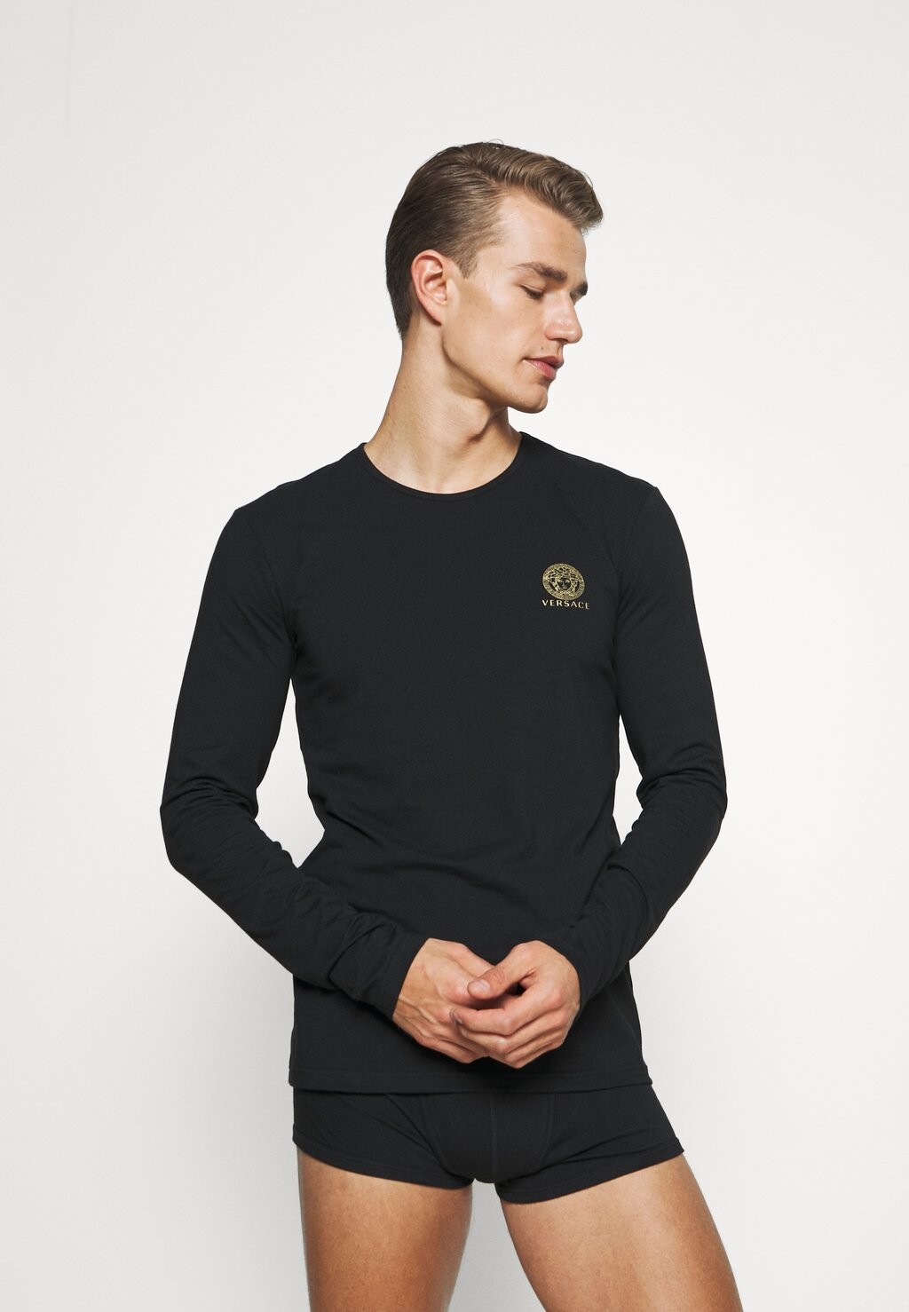 

Верх для пижамы GIROCOLLO INTIMO UOMO Versace, черный