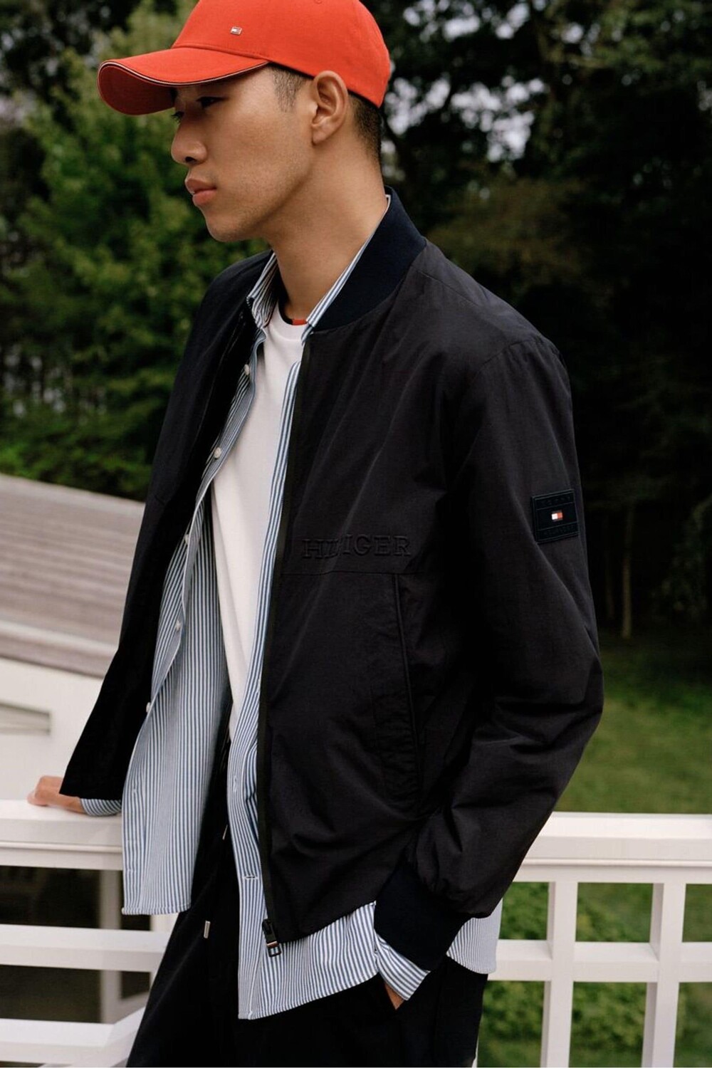 

Бомбер Portland Tommy Hilfiger, синий