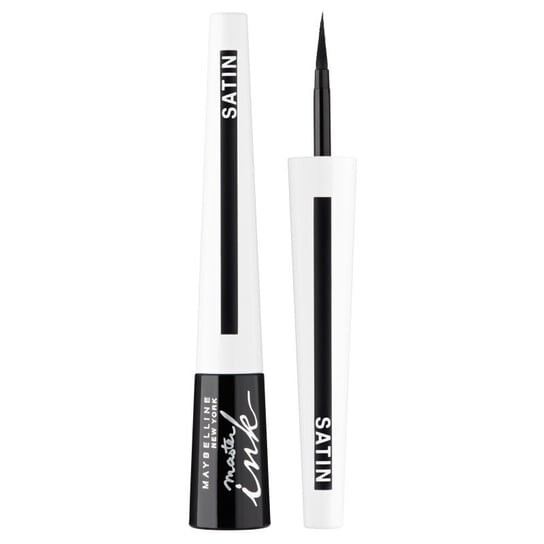 

Кисть для подводки глаз 01 Luminous Black, 9 г Maybelline, Master Ink Satin