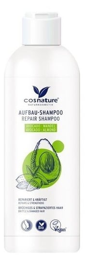 Натуральный регенерирующий шампунь для волос с авокадо и миндалем, 250 мл Cosnature, Repair