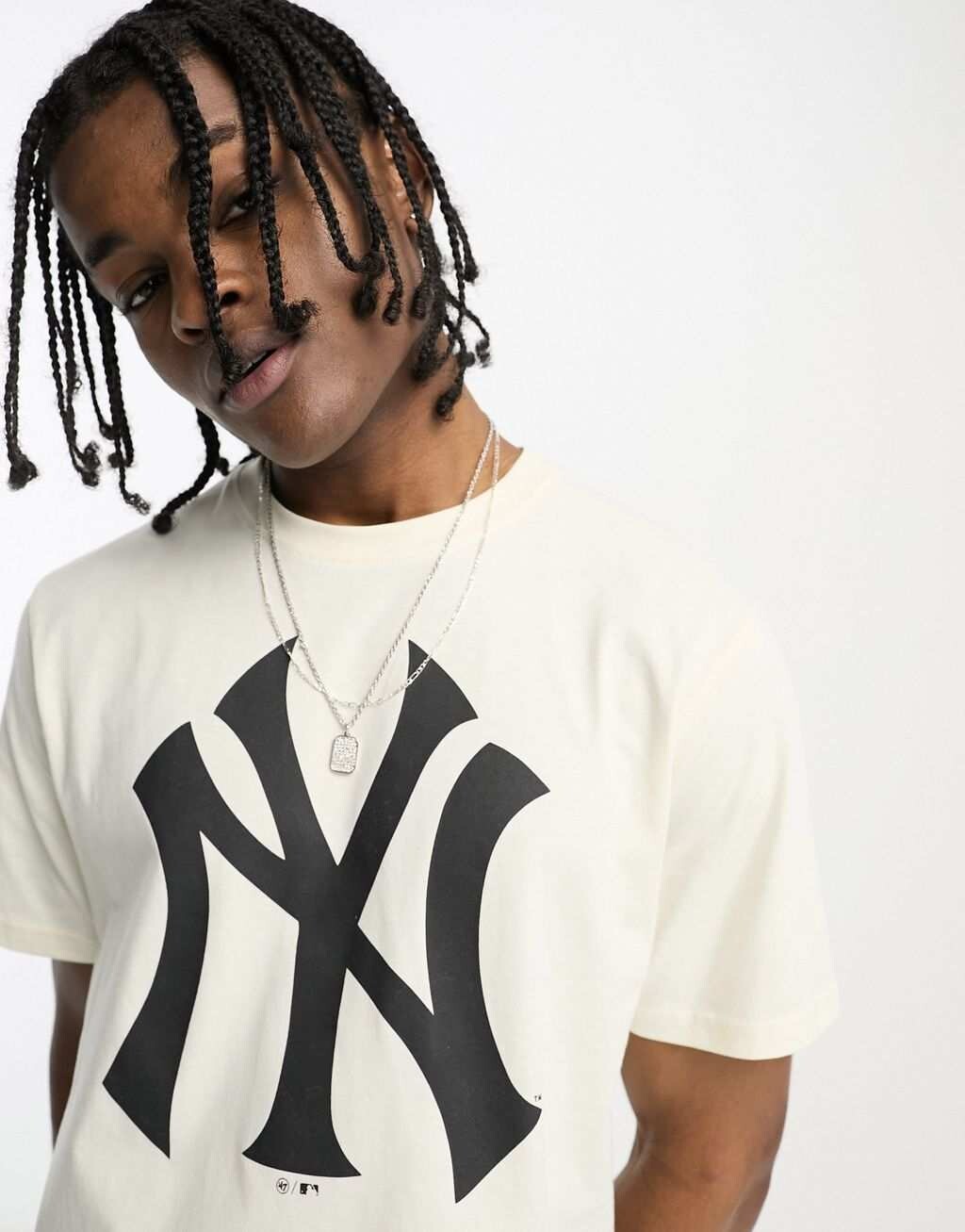 

Белоснежная футболка 47 Brand MLB NY Yankees