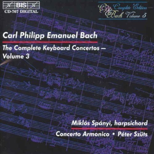 

CD диск Bach, C.P.E. / Spanyi: Complete Keyboard Concerti III