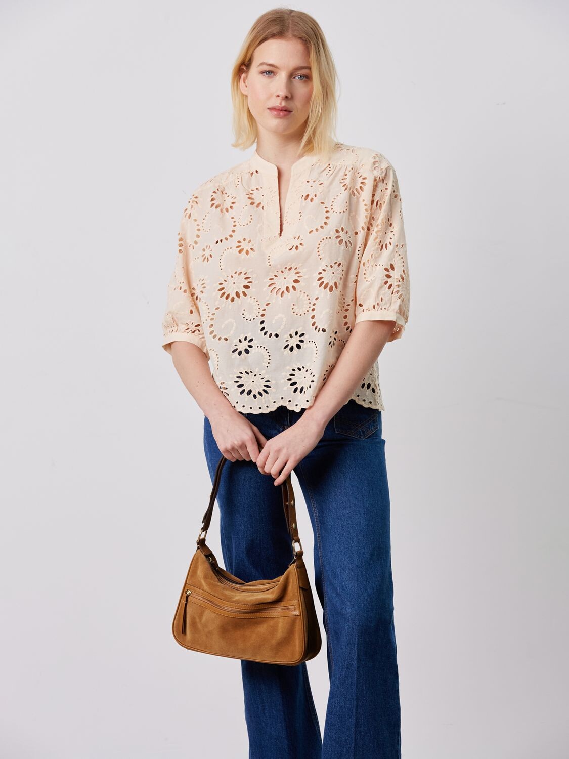 

Gerard Darel Блуза Come Broderie, бежевый
