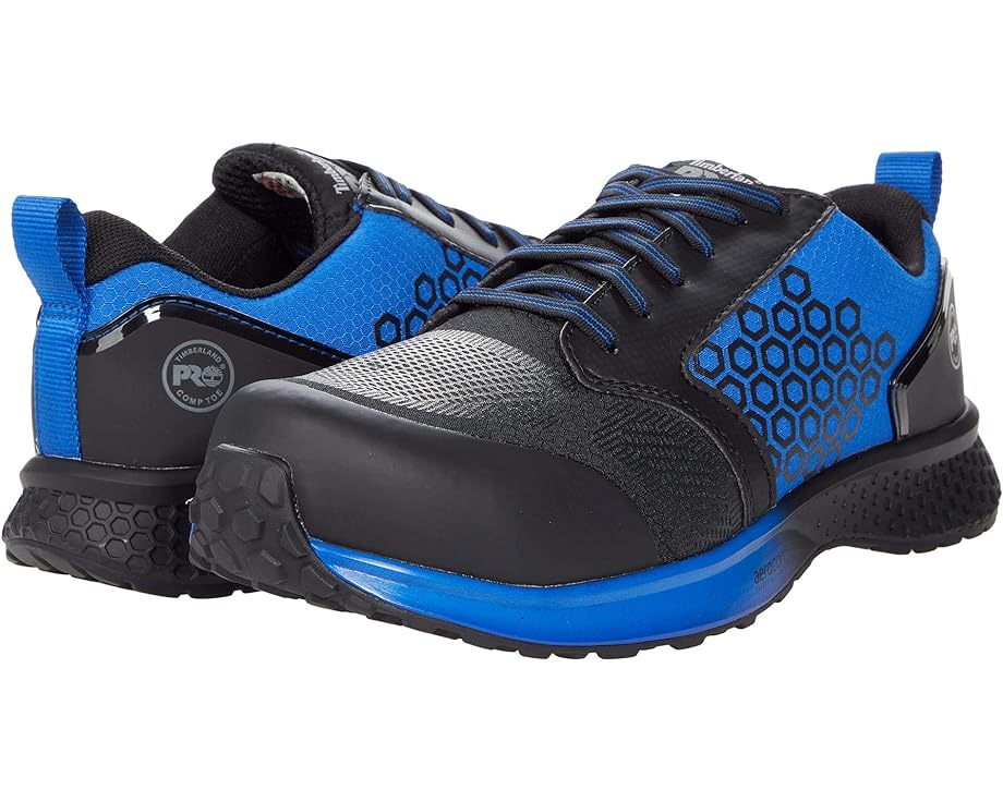 Кроссовки Timberland PRO Day One Safety Reaxion Low Composite Safety Toe, цвет Black/Pantone Blue