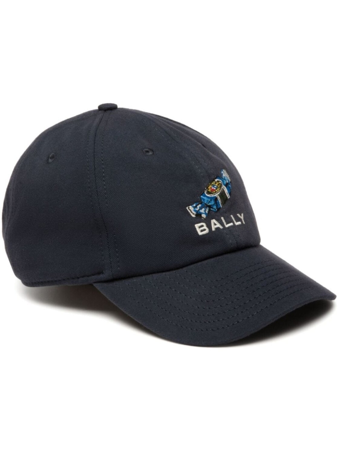 

Bally кепка с вышивкой, синий