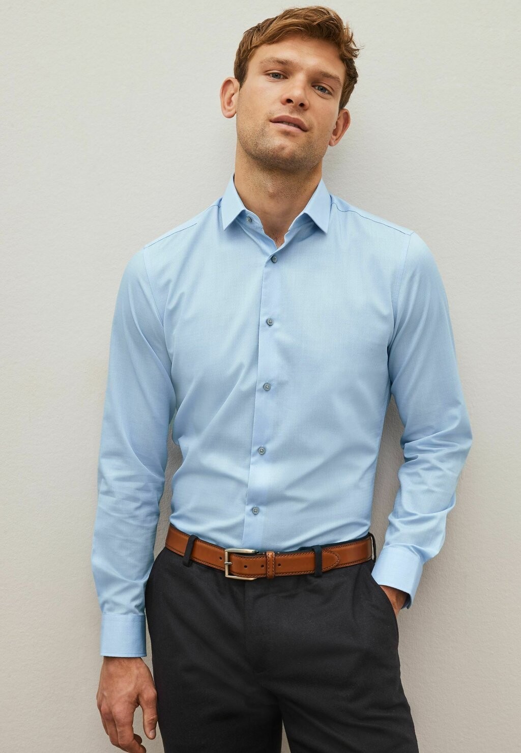 

Рубашка SLIM FIT Next, синий