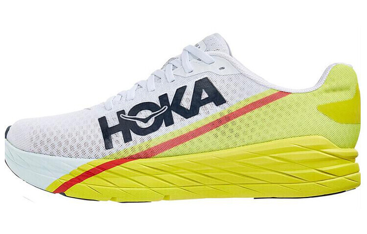 

Кроссовки унисекс Rocket X Hoka One One Белый/Желтый