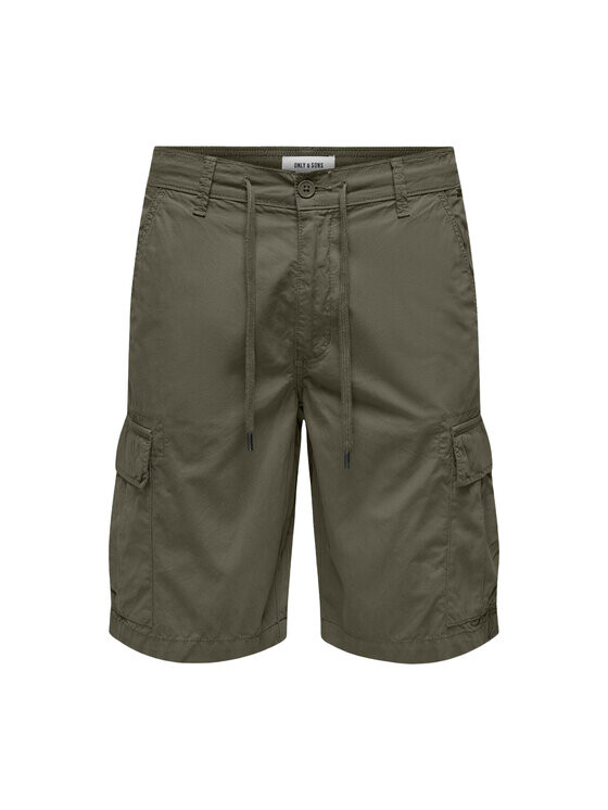 

Тканевые шорты regular fit Only & Sons, зеленый