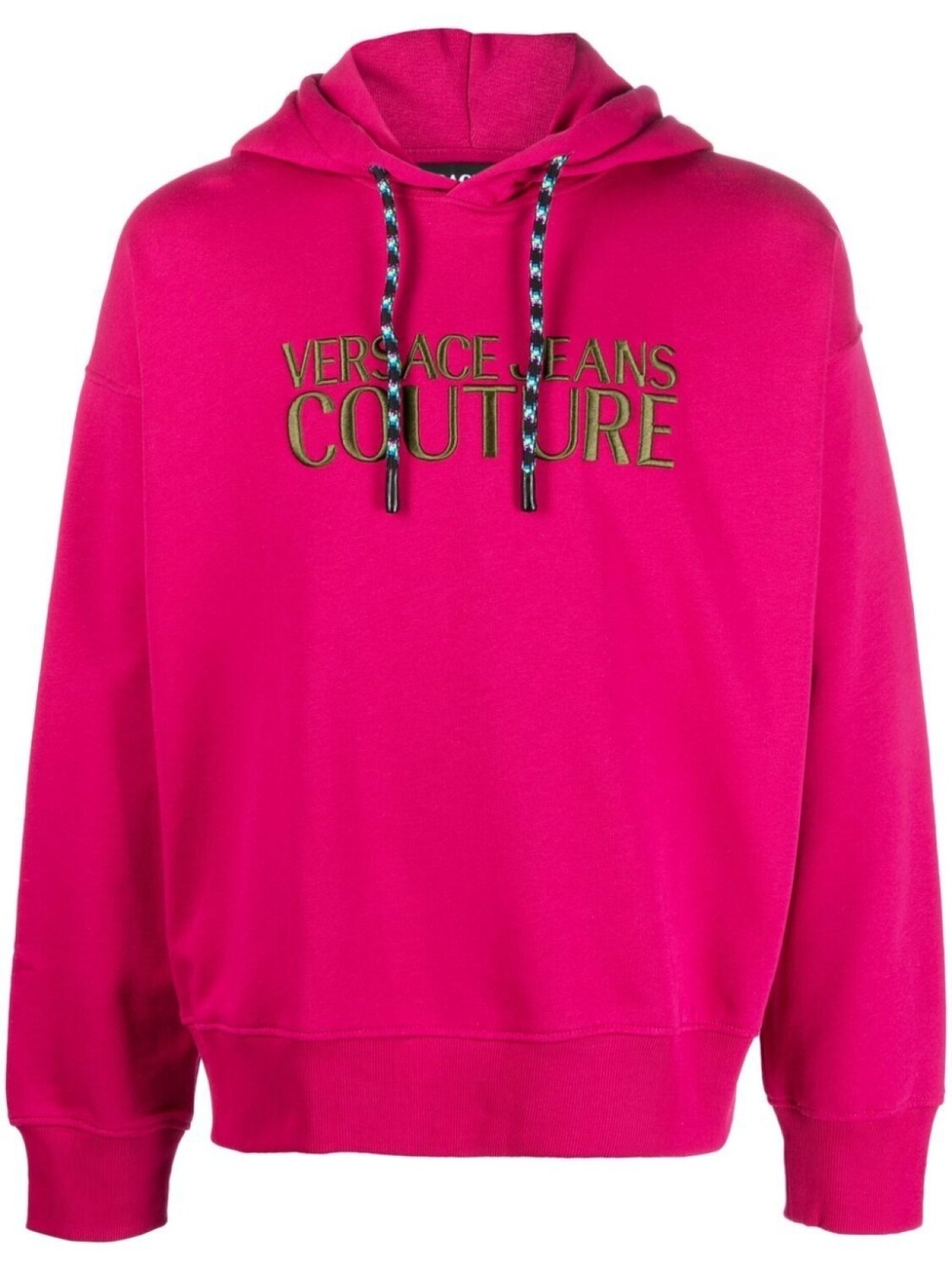 

Худи с вышитым логотипом Versace Jeans Couture, розовый