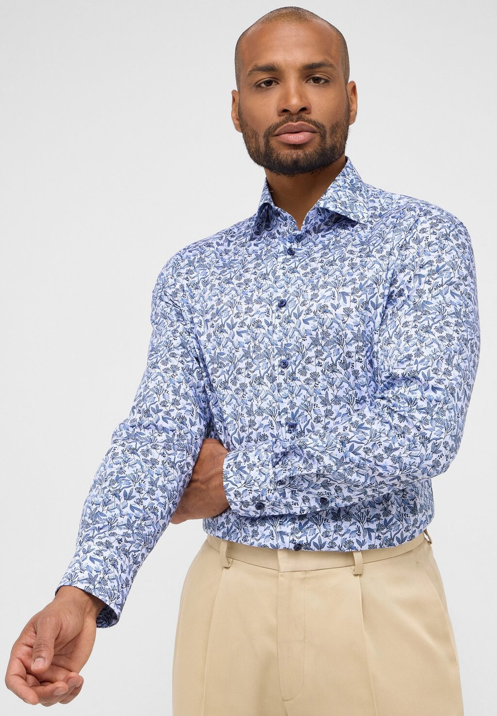 

Рубашка MODERN FIT Eterna, цвет blau