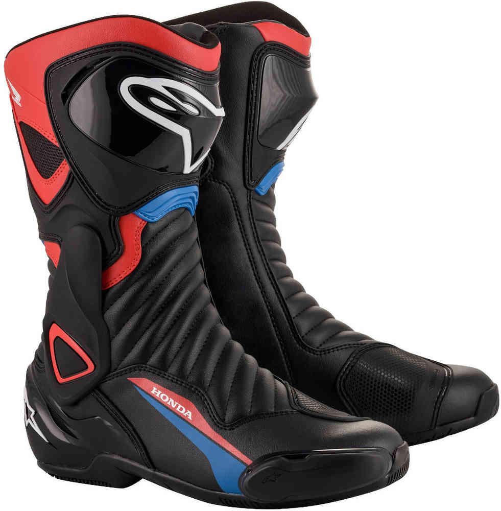 перчатки alpinestars smx 1 air v2 черный красный Мотоциклетные ботинки Honda SMX 6 V2 Alpinestars