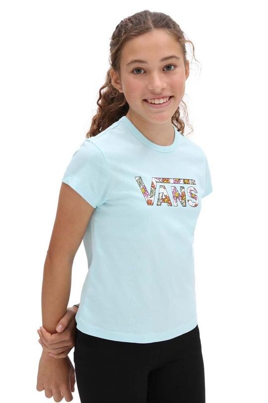 

Детская футболка из хлопка ELEVATED FLORAL FILL MI BLUE GLOW Vans, синий